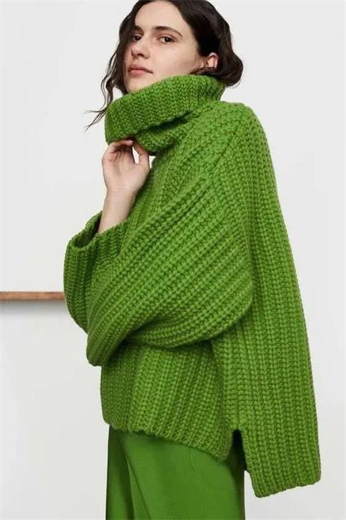 高領(lǐng)毛衣,原來(lái)這么好搭